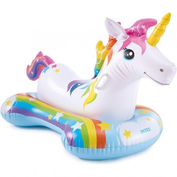 Надувная игрушка-наездник INTEX 57552 "ЕДИНОРОГ" до 40кг, от 3 лет Надувная игрушка-наездник INTEX 57552 "ЕДИНОРОГ" до 40кг, от 3 лет
